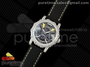 Hankham SS Samurai Dial on Black Leather Strap MIYOTA 8215