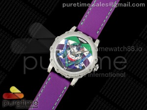 Hankham SS Joker Dial on Purple Leather Strap MIYOTA 8215