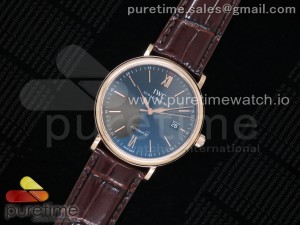 Portofino Automatic RG FKF 1:1 Best Edition Gray Dial on Brown Leather Strap A2892