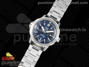 Aquatimer SS IW3290 V6SF 1:1 Best Edition Blue Dial on SS Bracelet A2892