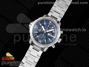 Aquatimer Chrono SS V6SF 1:1 Best Edition Blue Dial on SS Bracelet A7750