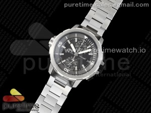 Aquatimer Chrono SS V6SF 1:1 Best Edition Gray Dial on SS Bracelet A7750