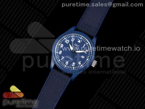 Pilot’s Watch Laureus Blue Ceramic IW328101 ZF 1:1 Best Edition on Blue Nylon Strap A32111