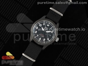 Pilot’s Watch Top Gun Black Ceramic IW326901 ZF 1:1 Best Edition on Black Nylon Strap A32111