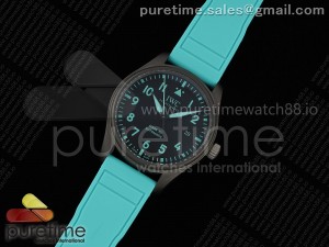 Mark XX IW328210 PVD BLSF Best Edition Black Dial on Green Rubber Strap MIYOTA 9015