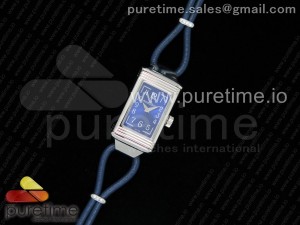 Reverso Ladies SS Blue Dial on Blue Jewelry Strap Jap Quartz