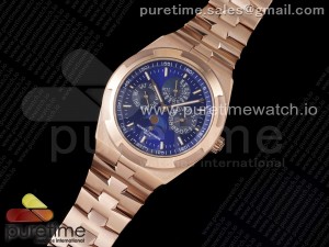 Overseas Perpetual Calendar RG 8F Best Edition Blue Dial on RG Bracelet A1120