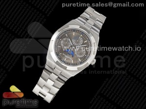 Overseas Perpetual Calendar SS 8F Best Edition Gray Dial on SS Bracelet A1120