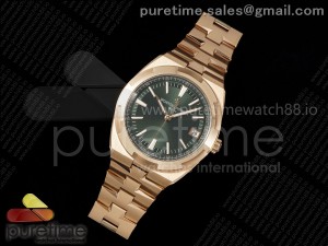 Overseas 4500V RG 8F 1:1 Best Edition Green Dial on RG Bracelet A5100