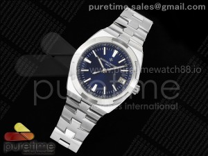 Overseas 4500V SS 8F 1:1 Best Edition Blue Dial on SS Bracelet A5100