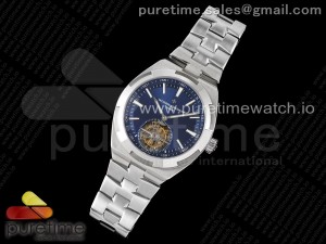 Traditionnelle Tourbillon SS EURF Best Edition Blue Dial on SS Bracelet