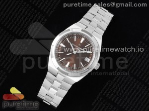 Overseas 4500V SS ZF 1:1 Best Edition Brown Dial on SS Bracelet A5100