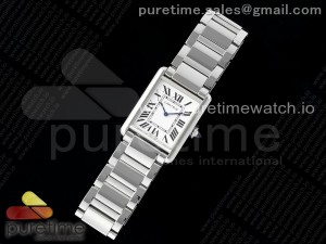 Tank Must SS 25.5mm 8848F 1:1 Best Edition White Dial on SS Bracelet Jap Quartz