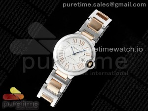 Ballon Bleu 42mm SSRG AF 1:1 Best Edition White Texture Dial on SSRG Bracelet A2824 V5