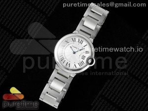 Ballon Bleu 36mm V6F 1:1 Best Edition White Dial on SS Bracelet A690