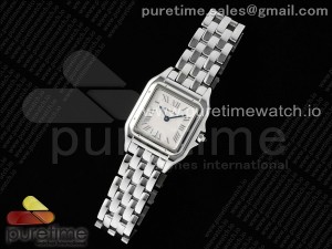 Panthère Ladies 27mm SS AF 1:1 Best Edition White MOP Dial on SS Bracelet Ronda Quartz