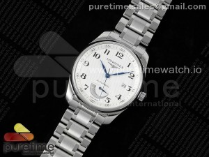 Master Power Reserve SS APSF 1:1 Best Edition White Dial on SS Bracelet AL602