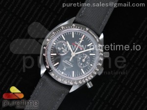 Speedmaster "Dark Side of The Moon" Real Ceramic OMF 1:1 Best Edition on Nylon Strap A9300 V2