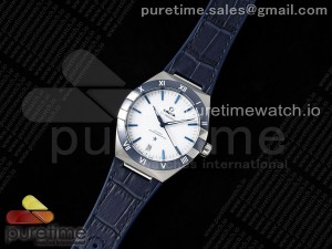 Constellation Blue Ceramic SS VSF 1:1 Best Edition White Dial on Blue Gummy Strap A8900 Super Clone