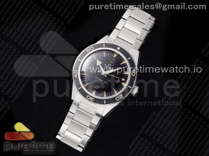 Seamaster 300 Heritage VSF 1:1 Best Edition Black Dial on SS Bracelet A8912 Super Clone