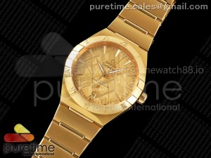 Constellation Meteorite 41mm YG ASWF 1:1 Best Edition YG Dial on YG Bracelet A8900