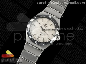 Constellation Meteorite 41mm SS ASWF 1:1 Best Edition White Dial on SS Bracelet A8900