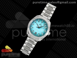 Aqua Terra 150M SS VSF 1:1 Best Edition Turquoise Dial on SS Bracelet A8900 Super Clone