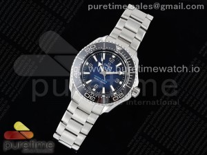 Seamaster 6000M Ultra Deep SS VSF 1:1 Best Edition Deep Blue Dial on SS Bracelet A8912 Super Clone