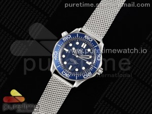  Seamaster 300M 42mm James Bond 60th anniversary VSF Best Edition on Mesh Bracelet A8806