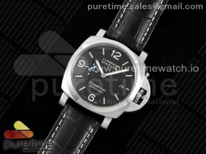 PAM1312 W TTF 1:1 Best Edition on Black Leather Strap P9010