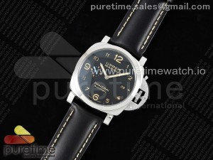 PAM1359 W TTF 1:1 Best Edition on Black Leather Strap P9010