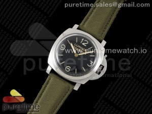 PAM606 SS HWF 1:1 Best Edition on Green Nylon Strap Strap P3000