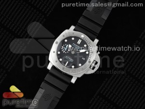 PAM1229 Y VSF 1:1 Best Edition Black Dial on Black Rubber Strap P900