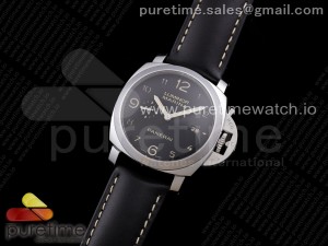 PAM359 R VSF 1:1 Best Edition on Black Leather Strap P.9000 Super Clone V2