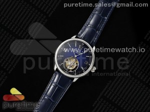 PP Tourbillon SS RMSF Edition Dark Blue Dial on Black Leather Strap