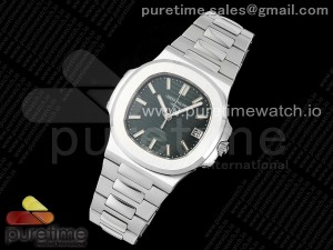Nautilus 5711 SS PPF 1:1 Best Edition Green Dial on SS Bracelet A330 V5