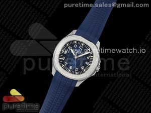 Aquanaut 5168G SS ZF 1:1 Best Edition Blue Dial on Blue Rubber Strap 330CS V2