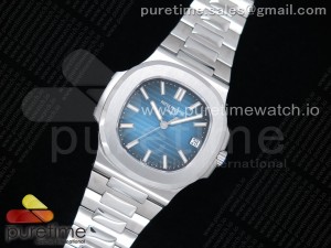 Nautilus 5711/1A GRF Best Edition Blue Textured Dial on SS Bracelet A324