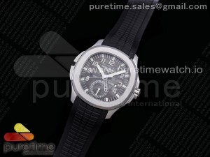 Aquanaut 5164A SS GRF Best Edition Gray Dial on Black Rubber Strap A324 V2