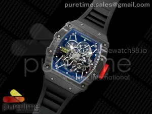 VAF Custom Made RM035-02 with Free Sprung Titanium Vaucher RMAL1 Super Clone (Black NTPT Black)