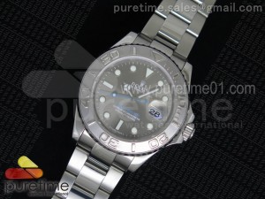 Yacht-Master 116622 Gray Dial on SS Bracelet A2824