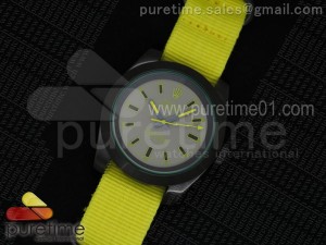 Milgauss Bamford Edition PVD Gray Dial on Yellow Nylon Strap A23J