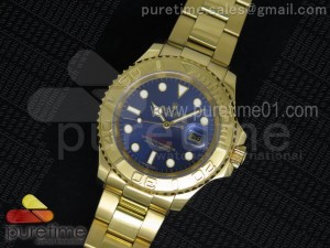 Yacht-Master YG Blue Dial on YG Bracelet A23J