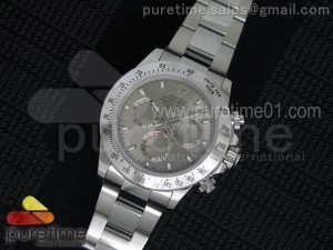 Daytona 116509 Gray Dial on SS Bracelet A4130