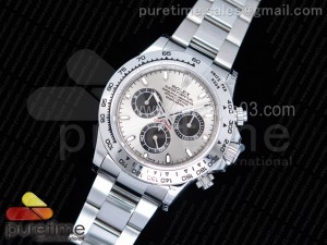 Daytona 116509 SS Gray/Black Dial on SS Bracelet A4130