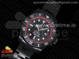 Sea-Dweller 116660 Bamford PVD VRF Best Edition Black Dial on SS Bracelet A2836