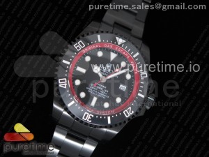 Sea-Dweller 116660 Bamford PVD VRF Best Edition Black Dial on SS Bracelet A2836 MAX