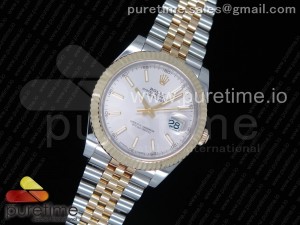 DateJust 41 126333 GMF Best Edition YG Wrapped Silver Dial on SS/YG Jubilee Bracelet A2824