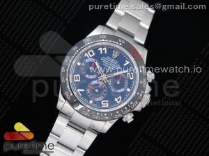  Daytona SS JHF Best Edition Blue Dial Ceramic Bezel on SS Bracelet A4130