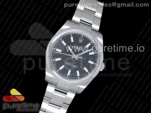 Oyster Perpetual 39mm 114300 GMF Best Edition Black Dial on SS Bracelet SA3132